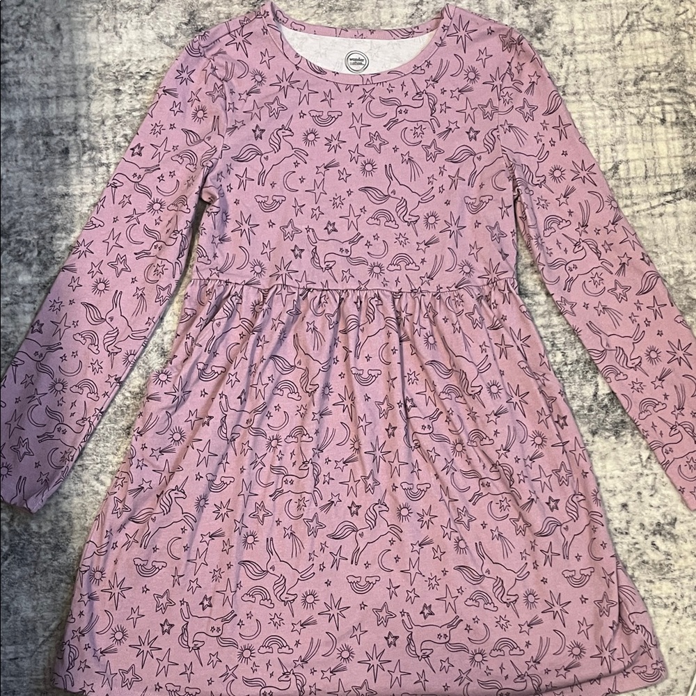 Wonder Nation Pink Starry Kids Dress